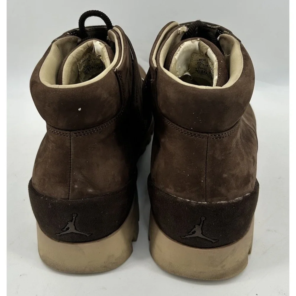 Vintage 2005 Nike Air Jordan Boss Boots OG 311048-221 Dark Cinder Men's 12
